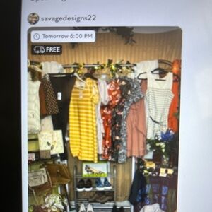 1st Poshmark show Wed 4/17 @6 PM mention Dennis during show